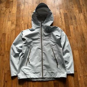 Arc'teryx Light Gray Hooded Jacket
